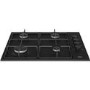 Beko 60cm 4 Burner Gas Hob - Black