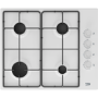 Refurbished Beko HIBG64120SW 60cm Four Burner Gas Hob - White