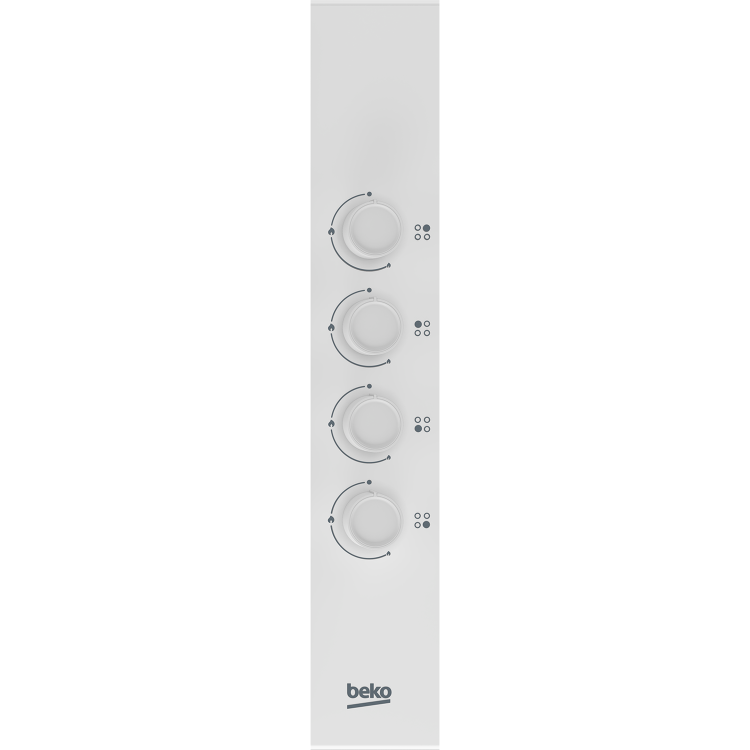 Refurbished Beko HIBG64120SW 60cm Four Burner Gas Hob - White