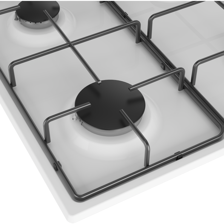 Refurbished Beko HIBG64120SW 60cm Four Burner Gas Hob - White