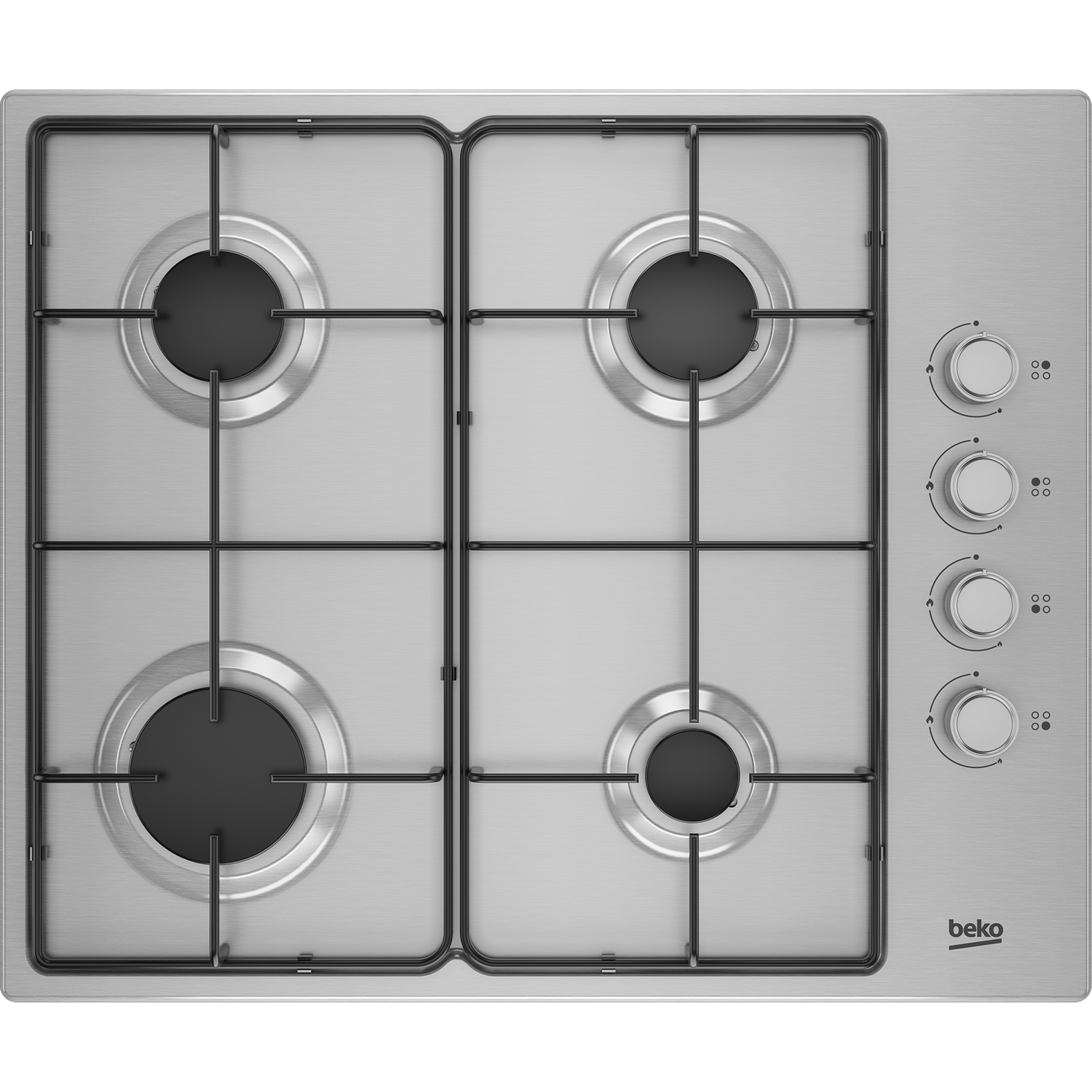 Beko Hibg64120sx 60Cm 4 Burner Gas Hob  7754786327