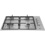 Beko 60cm 4 Burner Gas Hob - Stainless Steel