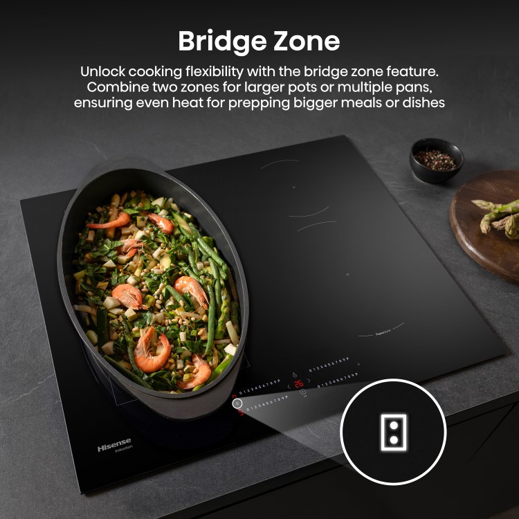 Hisense 60cm 4 Zone Induction Hob