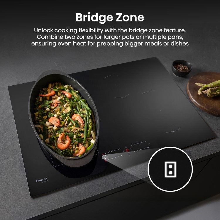 Hisense 80cm 4 Zone Induction Hob