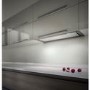 Refurbished Elica HIDDEN-120 Hidden 120cm Canopy Cooker Hood Stainless Steel And White Glass