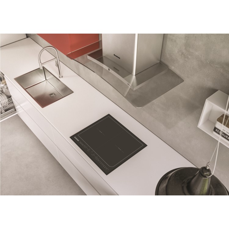 Hoover HIFD440BC 60cm Touch Control Four Zone Induction Hob With 2 FlexiZones - Black