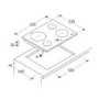 Hoover HIFD440BC 60cm Touch Control Four Zone Induction Hob With 2 FlexiZones - Black