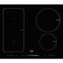 Beko HII64500FT 60cm Touch Control Four Zone Induction Hob With Extended Zone Black