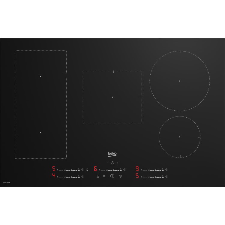 Beko 80cm 5 Zone Induction Hob with IndyFlex