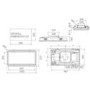 Elica Ceiling Extractor Hood - White