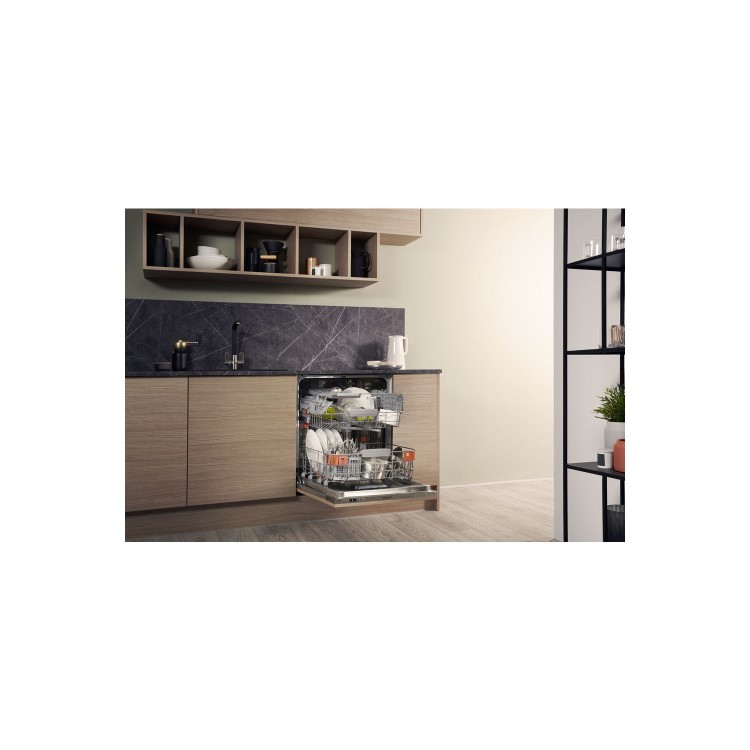 Hotpoint HIO3T221WGCE Smart+ Ultra Efficient 14 Place Fully Integrated Dishwasher With Quiet Inverter Motor