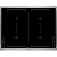 GRADE A1 - AEG HK764403XB 70cm Wide 4 Zone Induction Hob With Stainless Steel Frame