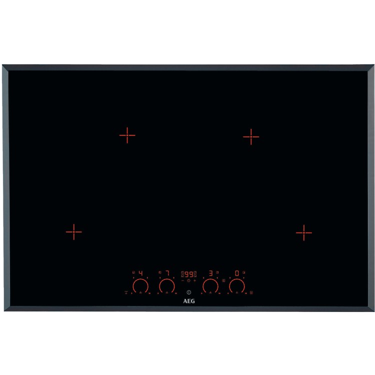 GRADE A2 - AEG HK874400FB 78cm Wide Black Zone-less Induction Hob