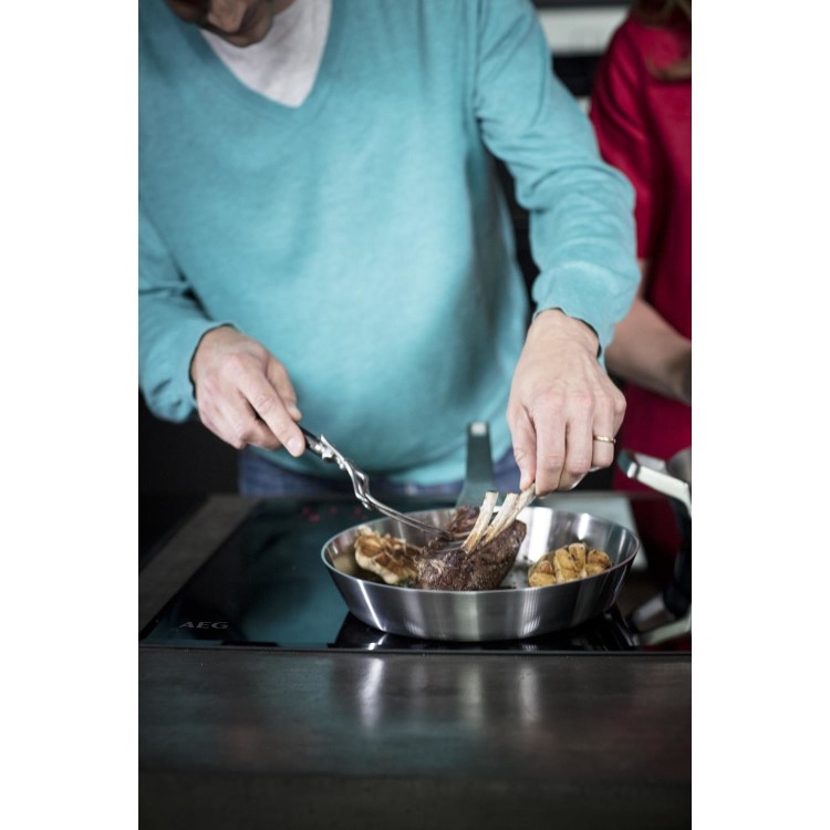 GRADE A2 - AEG HK874400FB 78cm Wide Black Zone-less Induction Hob