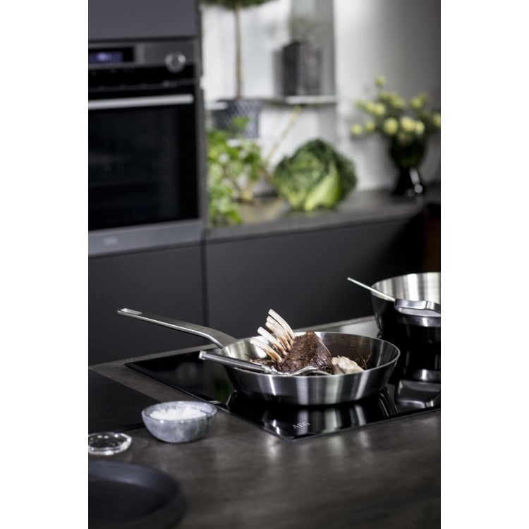 GRADE A2 - AEG HK874400FB 78cm Wide Black Zone-less Induction Hob