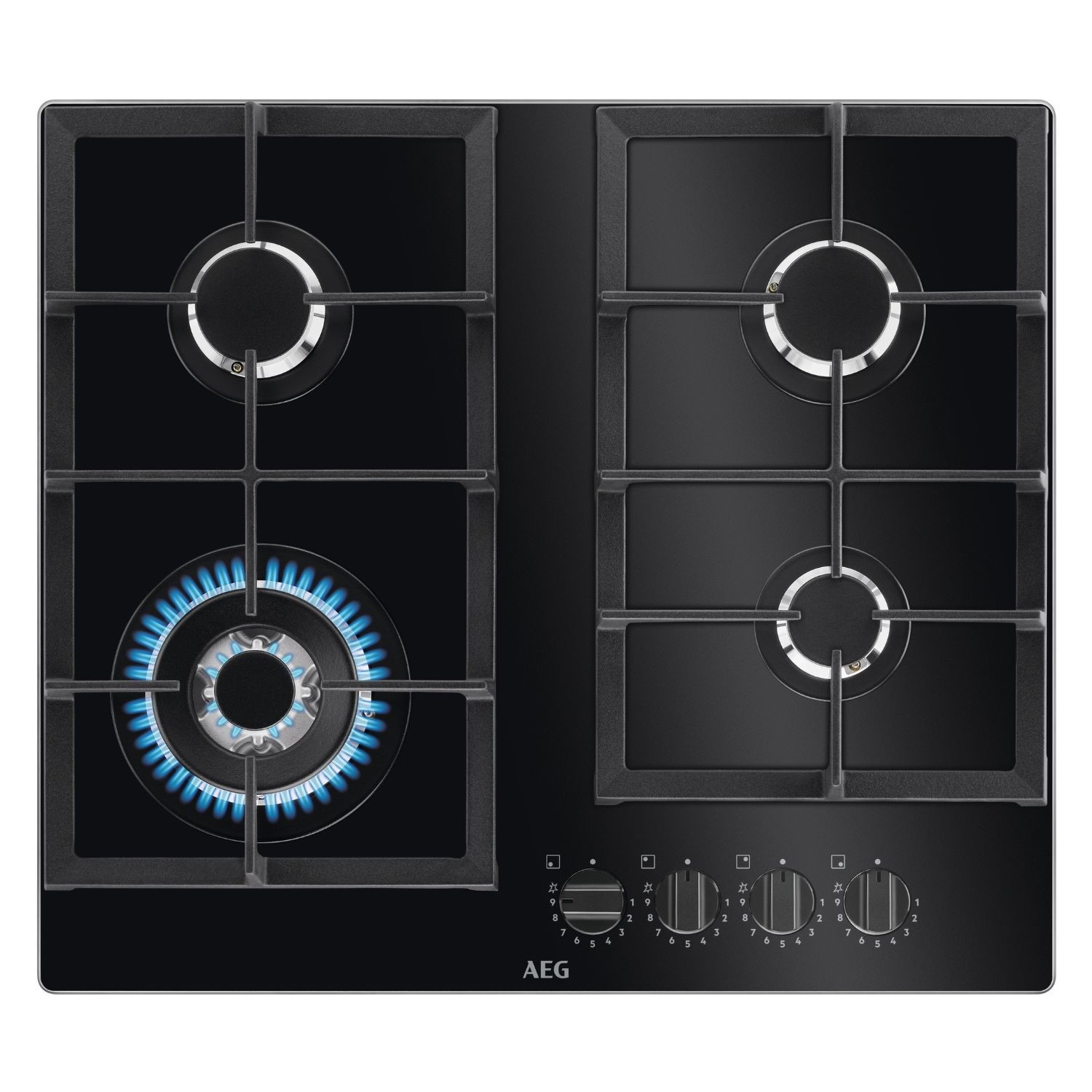 Aeg 6000 Series 60Cm 4 Burner Gas Hob  HKB64420NB