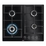 AEG HKB64NB540 60cm Four Burner Gas-on-glass Hob With Work Burner - Black