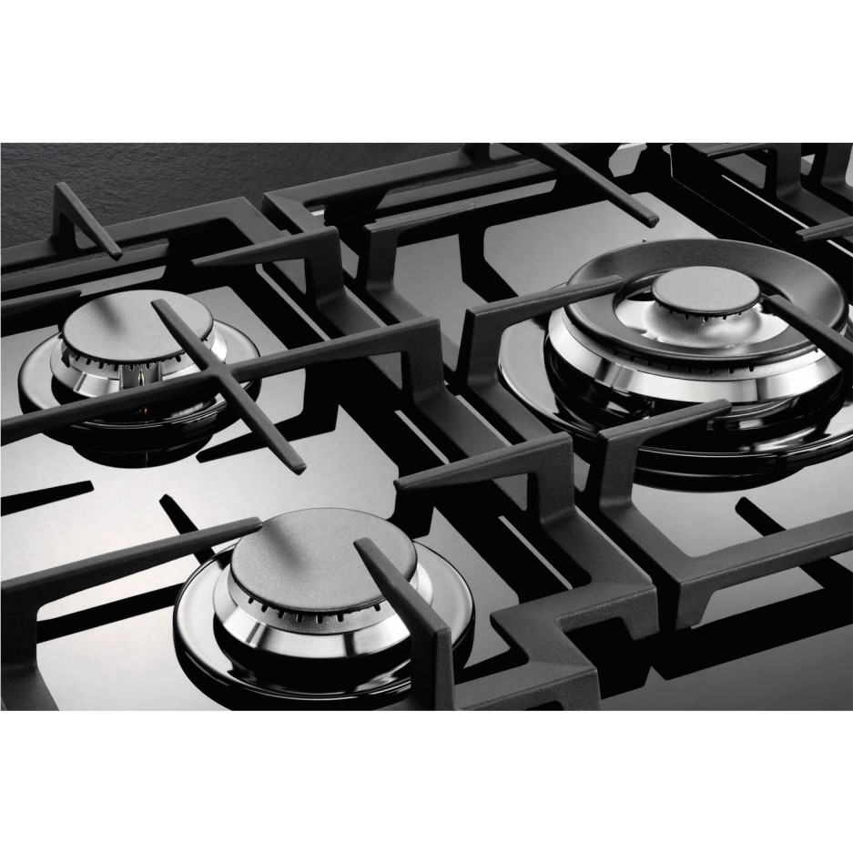 AEG HKB64NB540 60cm Four Burner Gasonglass Hob With Work Burner