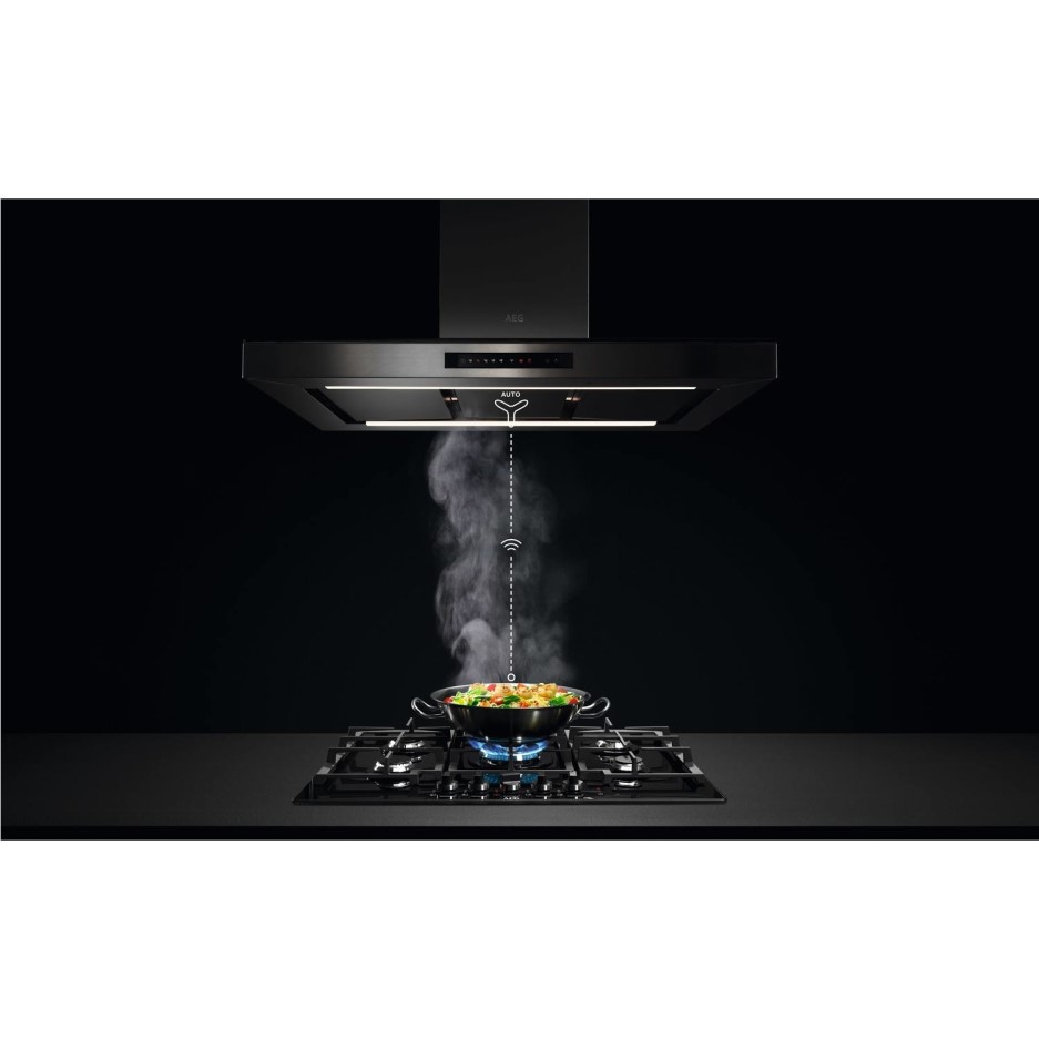 AEG HKB75NB540 75cm Five Burner Gasonglass Hob With Work Burner