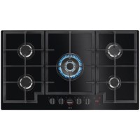 AEG 8000 Series 90cm 5 Burner Gas-on-Glass Hob - Black
