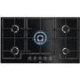 AEG 88cm Gas-on-glass Five Burner Gas Hob with Work Burner - Black