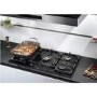 AEG 88cm Gas-on-glass Five Burner Gas Hob with Work Burner - Black