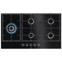 HKB95820NB AEG 6000 Series 86cm 5 Burners Gas Hob - Black