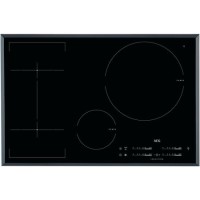 Refurbished AEG HKL85410FB 80cm 4 Zone Induction Hob Black With 2 MaxiSense Zones