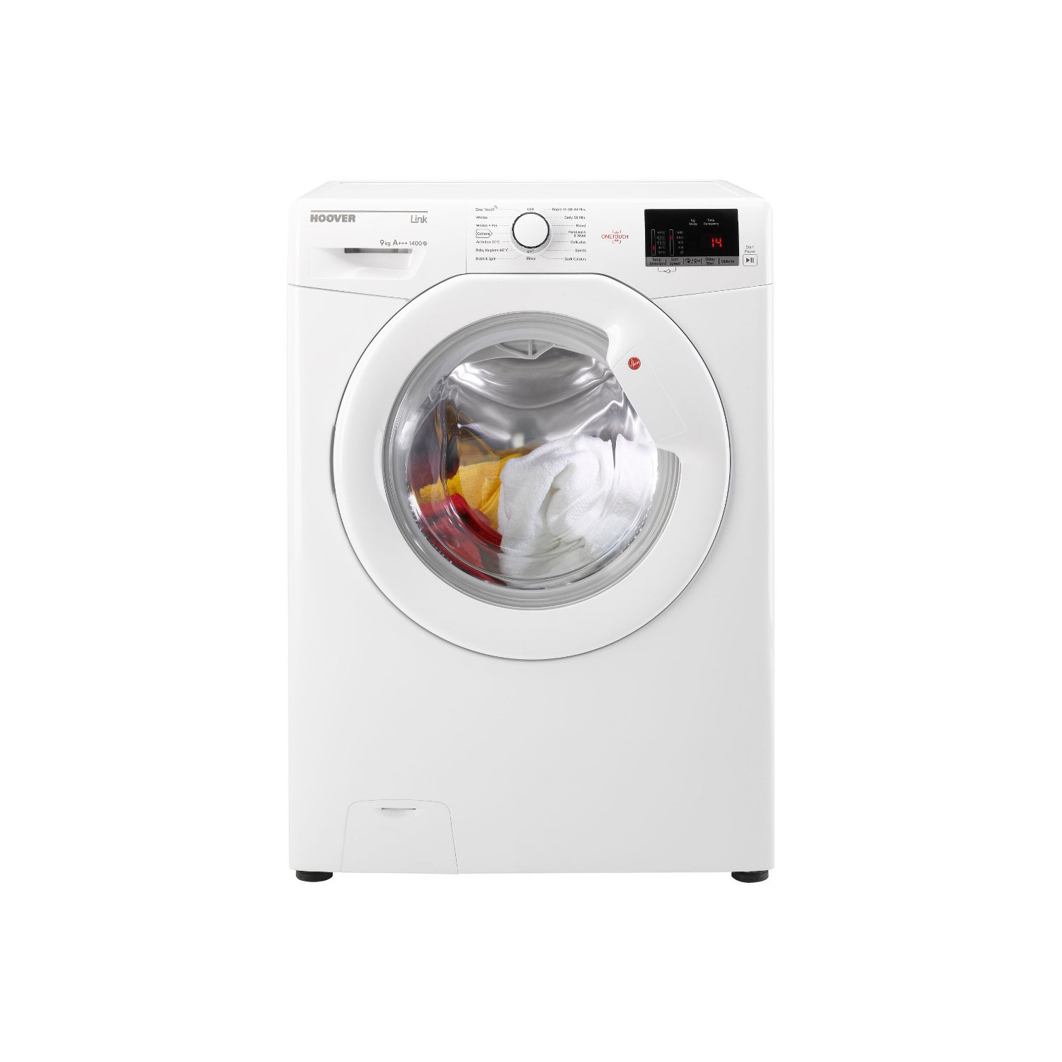 Refurbished Hoover HL 1492D3-80 Freestanding 9KG 1400 Spin Washing Machine