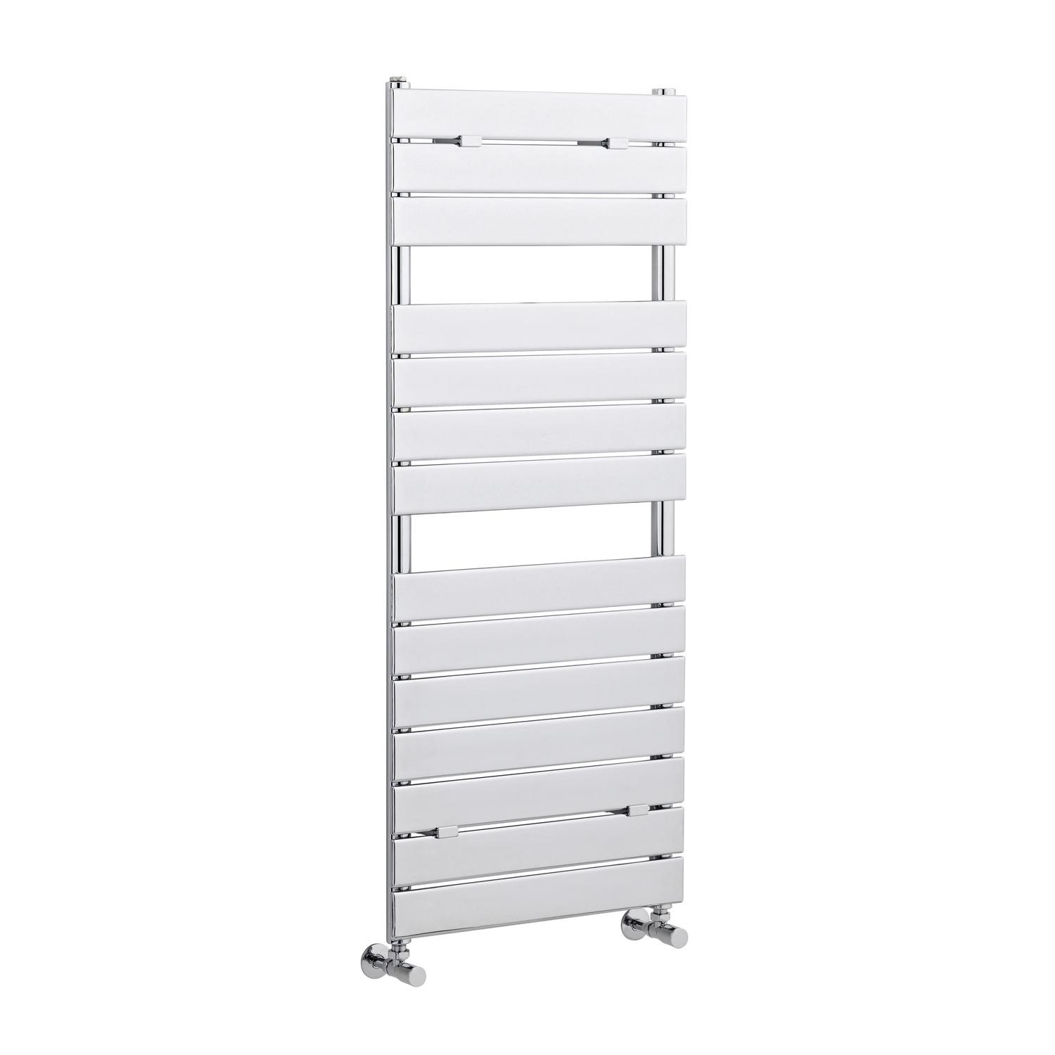 Hudson Reed Flat Panel Heated Towel Rail Radiator - 1213 x 500mm