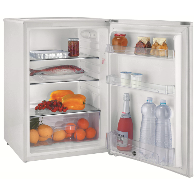 GRADE A2 - Hoover HL54WE 55cm Wide Freestanding Under Counter Larder Fridge - White
