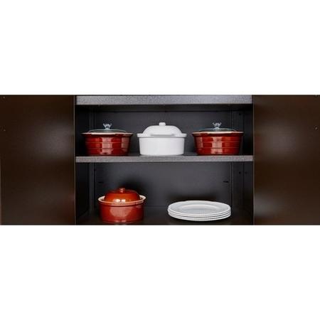 GRADE A2 - Connoisseur Hostess Trolley - Brushed Steel HL6232BS