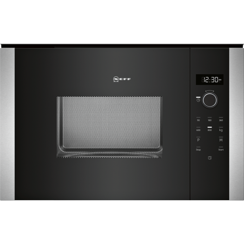 Neff HLAWD23N0B 800W 20L Compact Height Builtin Microwave Oven For A