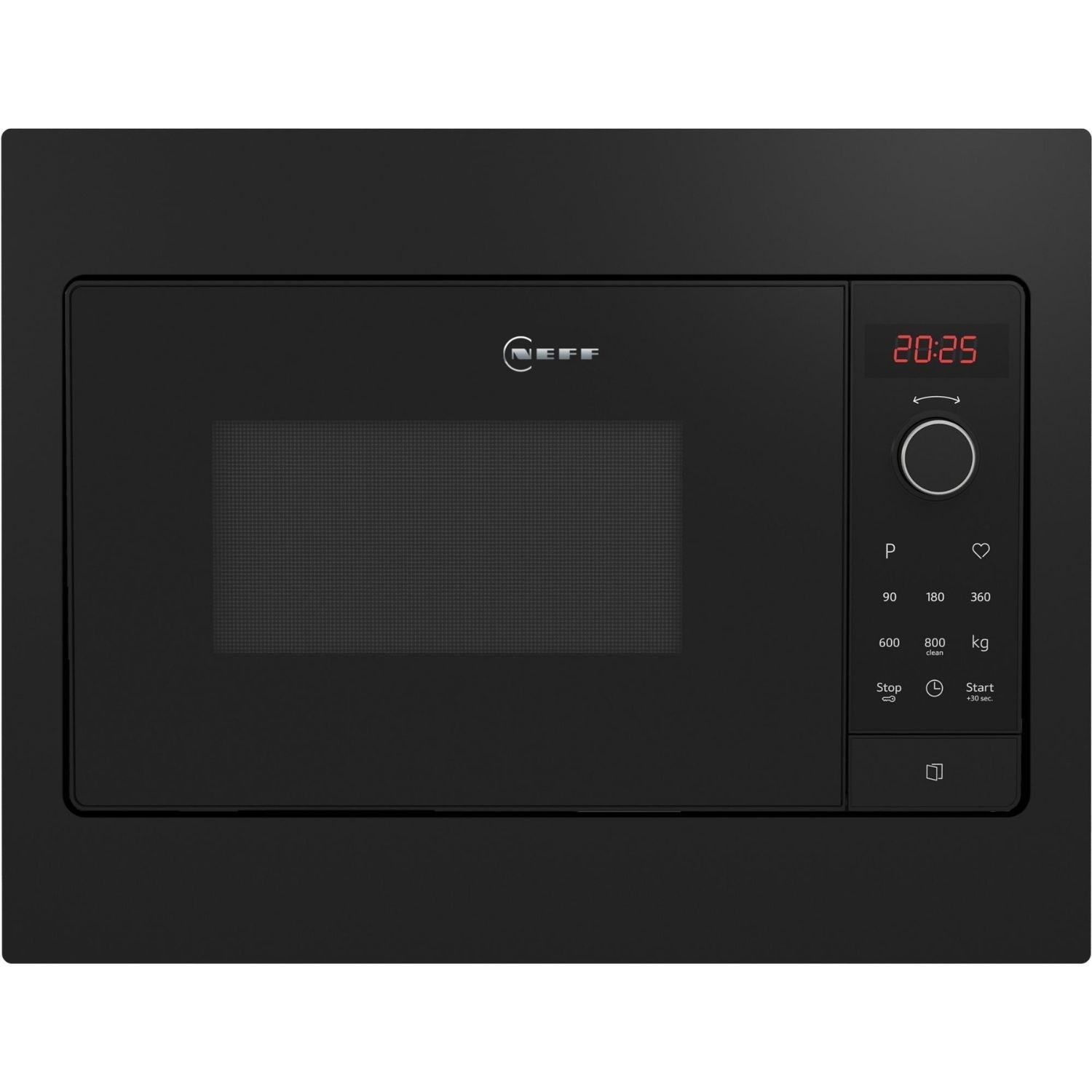 Neff HLAWG25S3B 50cm Wide N30 Built In Microwave For Wall Unit – BLACK
