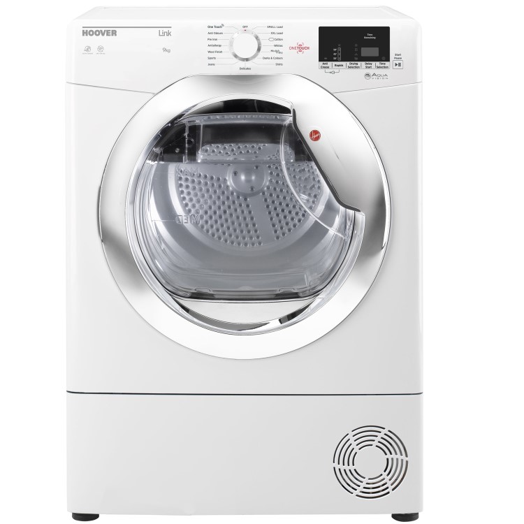 Hoover Link 9kg Freestanding Condenser Tumble Dryer - White