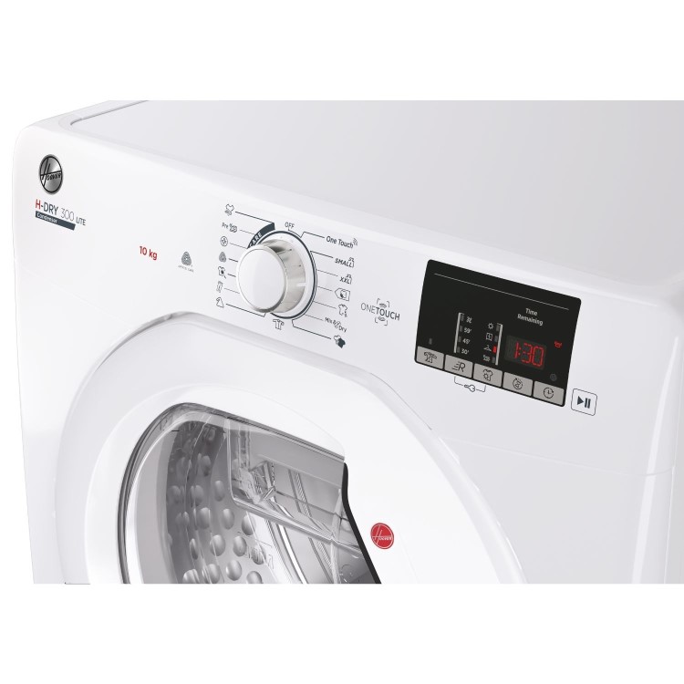 Hoover H Dry 300 Lite 10kg Condenser Tumble Dryer White HLEC10DE 80 hoover-h-dry-300-lite-10kg-condenser-tumble-dryer-white-hlec10de-80