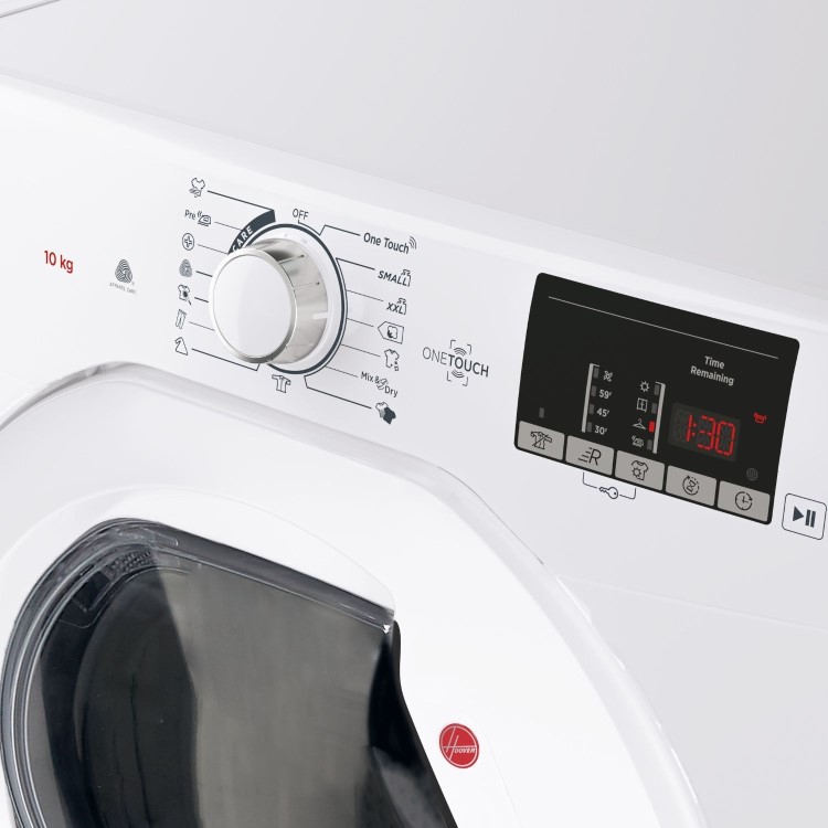 Refurbished Hoover H-DRY 300 Lite HLEC10DG-80 Freestanding Condenser 10KG Tumble Dryer White