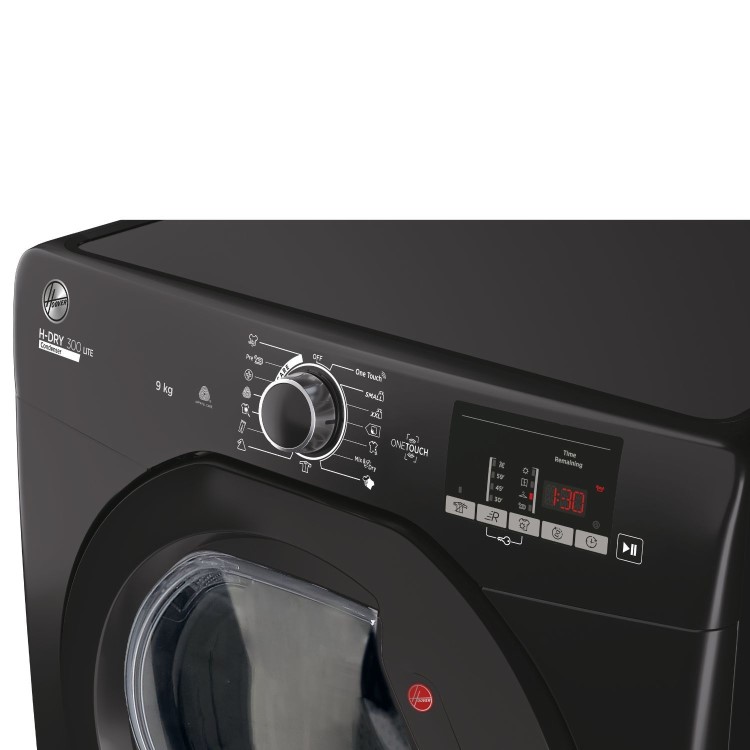 Hoover H-Dry 300 9kg Condenser Tumble Dryer - Black