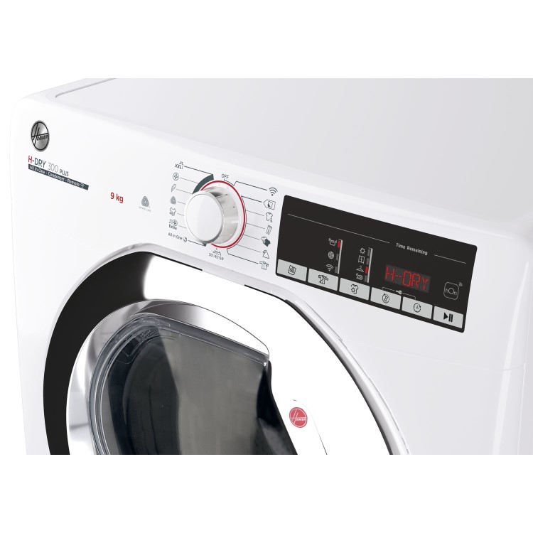 Refurbished Hoover HLEC9TCG-80 Freestanding Condenser 9KG Tumble Dryer White
