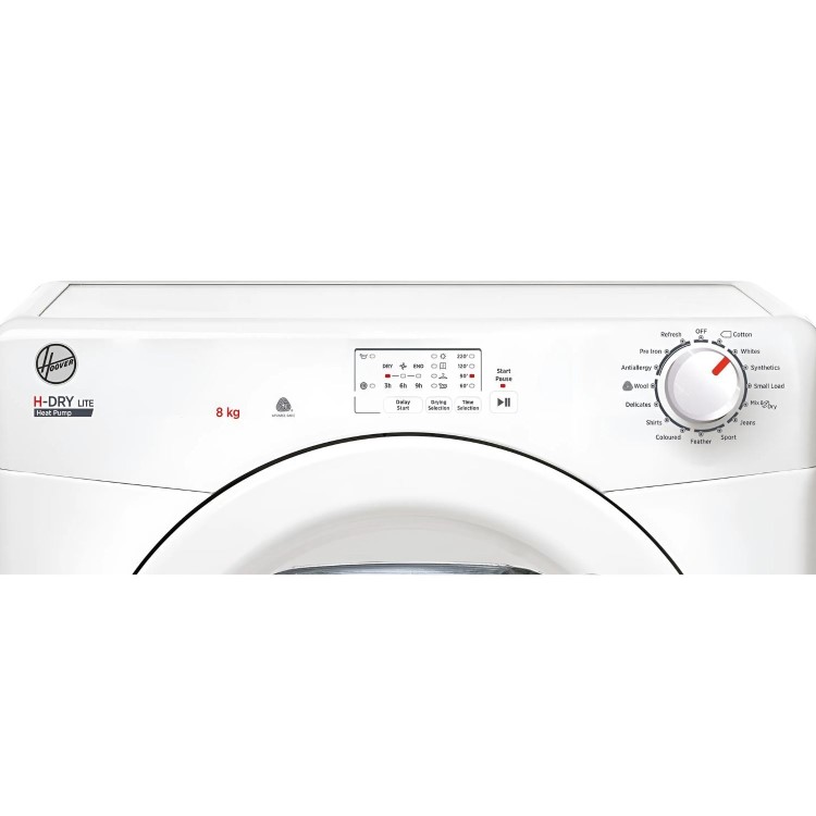 Hoover H-Dry Lite 8kg Heat Pump Tumble Dryer - White