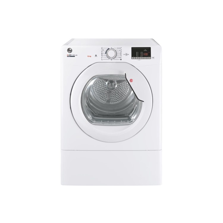 Refurbished Hoover HLEV10DG-80 Freestanding Vented 10KG Tumble Dryer White