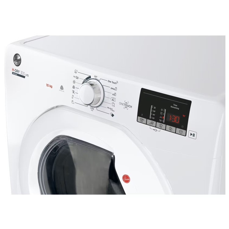 Refurbished Hoover HLEV10DG-80 Freestanding Vented 10KG Tumble Dryer White