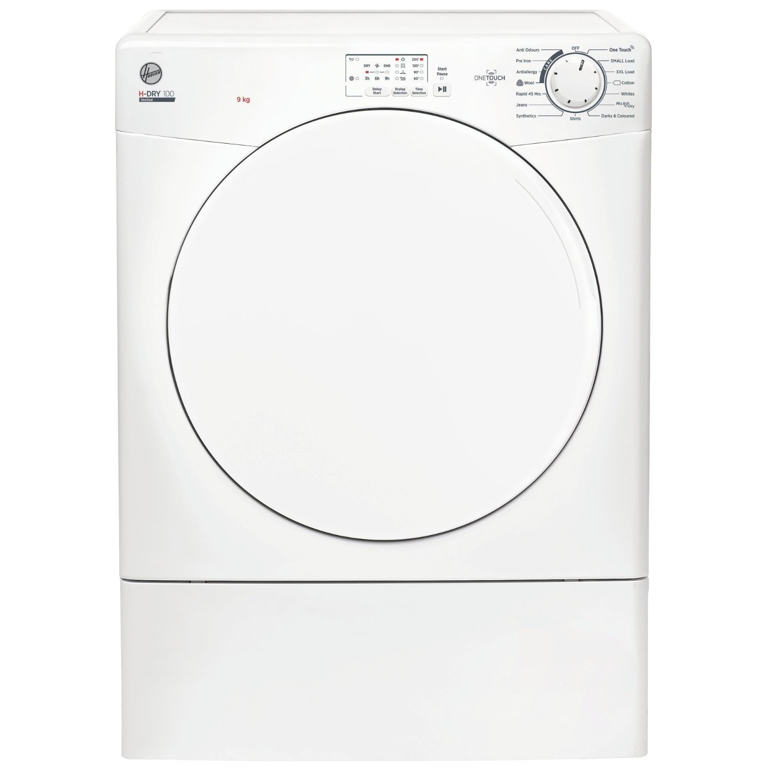 Hoover H-Dry 100 9kg Vented Tumble Dryer - White