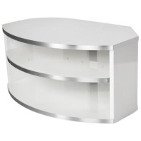 Off The Wall Highlight 800 White TV Cabinet - Up to 37 Inch