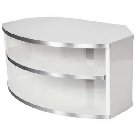 Off The Wall Highlight 800 White TV Cabinet - Up to 37 Inch HLT 800 WHT ...