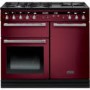Rangemaster 104870 Hi Lite 100cm Dual Fuel Range Cooker Cranberry And Chrome