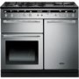 Rangemaster 104900 Hi Lite 100cm Dual Fuel Range Cooker SS And Chrome