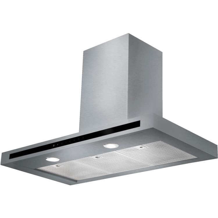 Rangemaster Hi Lite Flat 100cm Chimney Cooker Hood Stainless Steel
