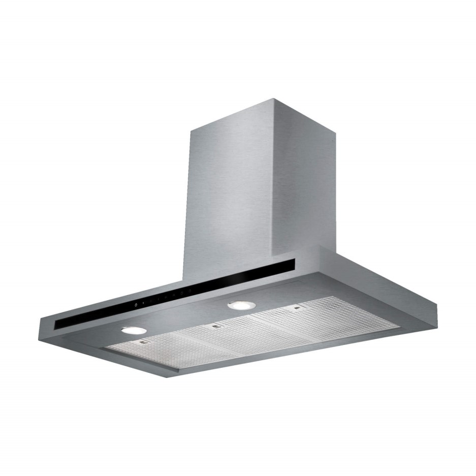 Rangemaster 103180 HiLite Flat 110cm Chimney Cooker Hood Stainless Steel HLTHDS110SS