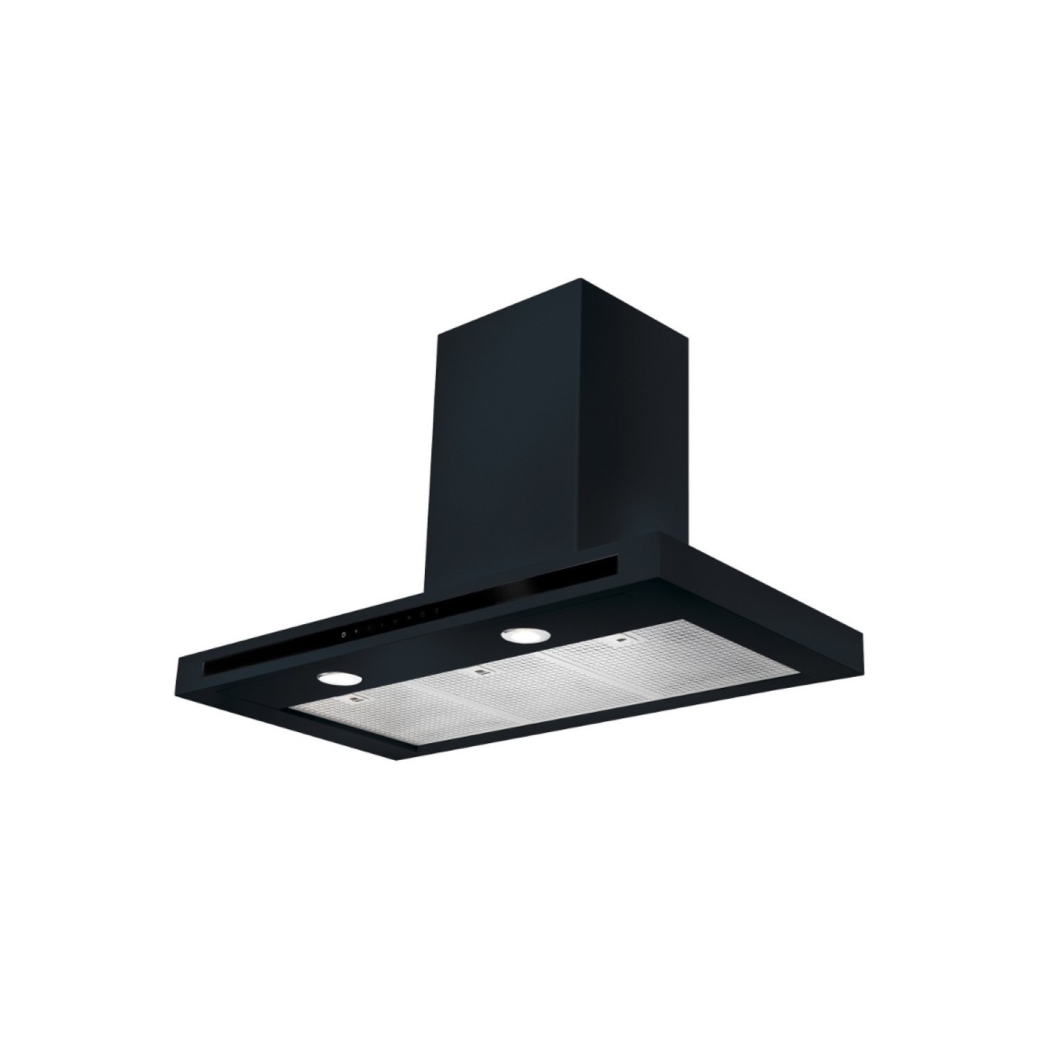 Refurbished Rangemaster HLTHDS90BL Hi-Lite Slimline 90cm Chimney Cooker Hood Black